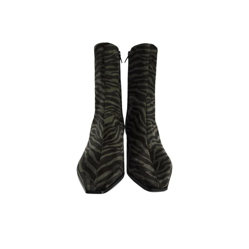 ZARA Ankle Boots 4.5cm Women's Black-4