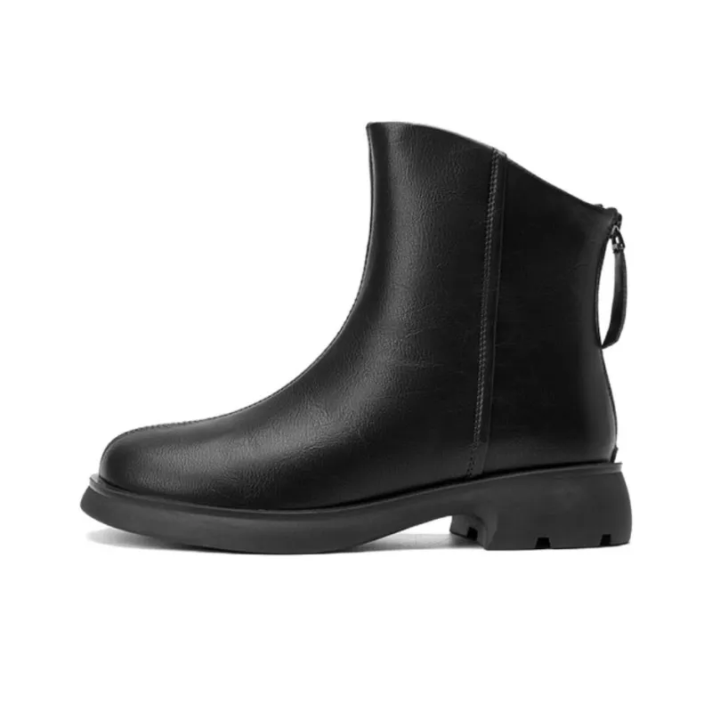 DUSTO Ankle Boots Women's Beige/Black/Coffee-0