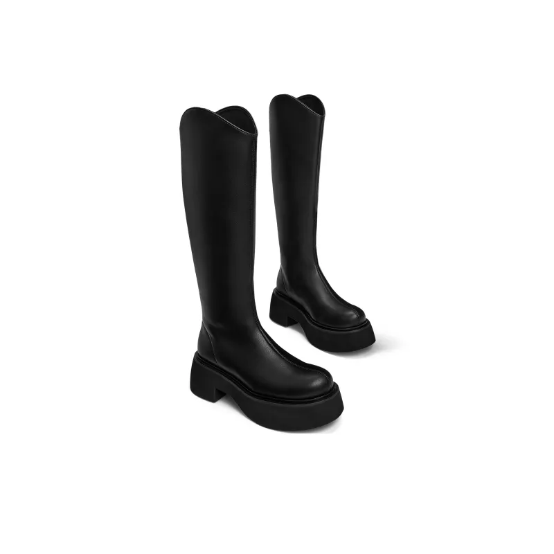 CHARLES&KEITH Small Ck Knee high Boots 6.5cm Women's-2