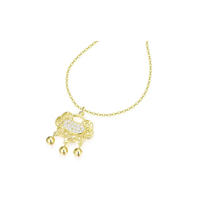 KADER 925 Sterling Silver Necklaces Women's Gold-1