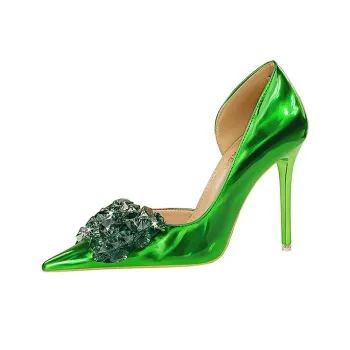 BIGTREE Slim Heel High Heels 10cm Women's