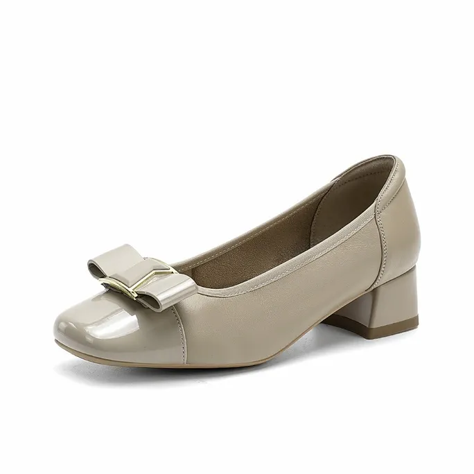 HARSON Chunky Heel High Heels 4cm Women's-1