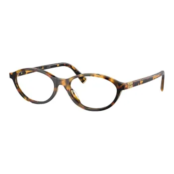 MIU MIU Acetate Oval Eyeglass Frames Women's Tortoiseshell