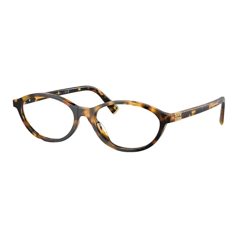 MIU MIU Acetate Oval Eyeglass Frames Women's Tortoiseshell-0