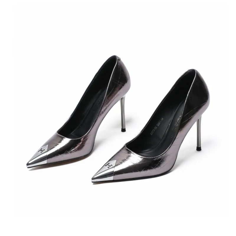 FESOUNE Slim Heel High Heels 8cm Women's-10