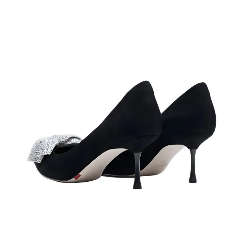 Staccato Butterfly Fairy Shoes Slim Heel High Heels 6.5cm Women's-6