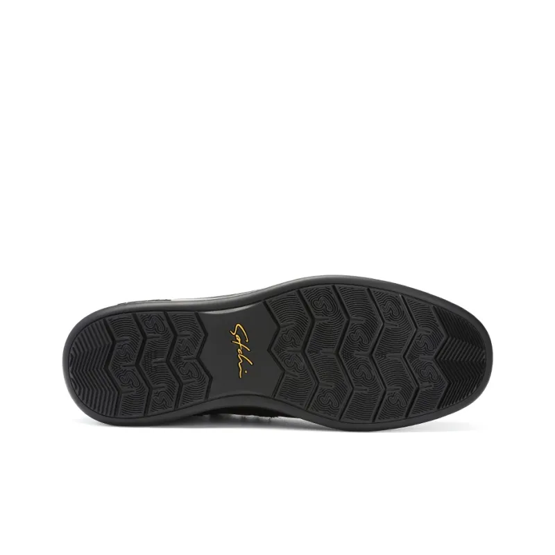 Satchi Ankle Boots 4cm Men's Black-5