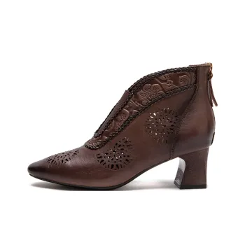 Jay Ankle Boots Women's Brown/Khaki