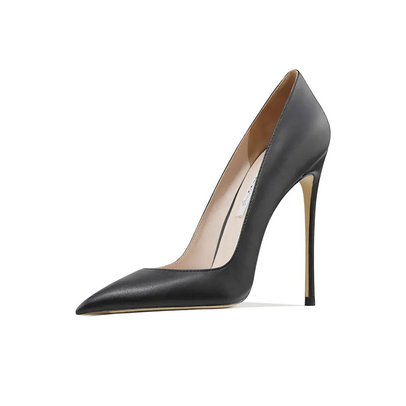 Ganxiaojie High Heels Women's Black-1