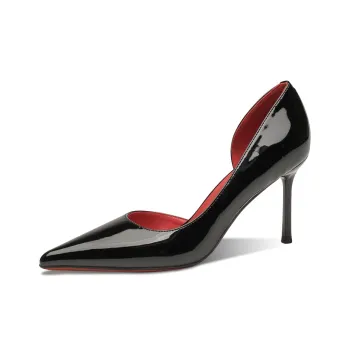 Ainer cat Slim Heel High Heels 8cm Women's