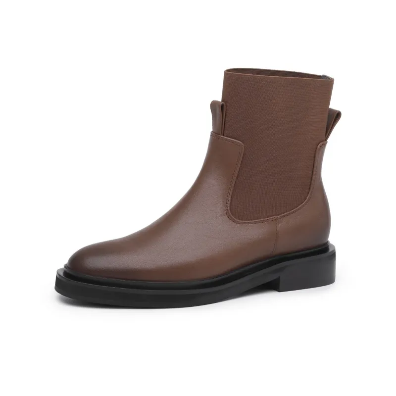 Chrisdien Deny Ankle Boots 3CM Women's Chocolate-1