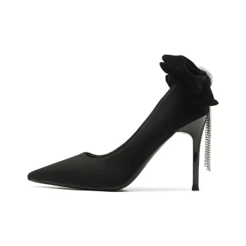 KATHRYN WILSON Slim Heel High Heels 9.5CM Women's Black