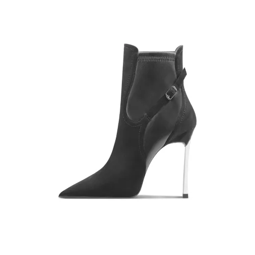 Suyymakk Belt HILFIGER Boots Ankle HILFIGER Boots Super High Heel Women's Black