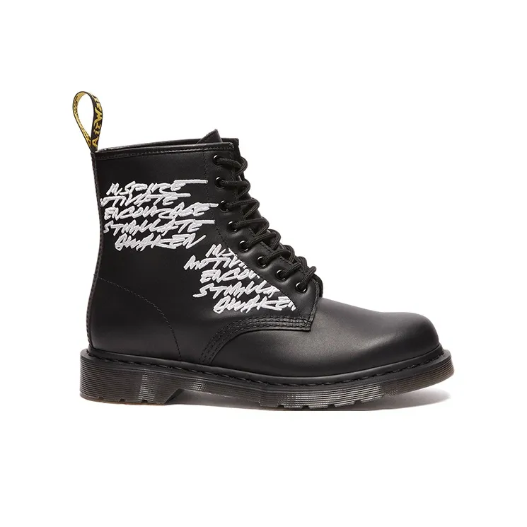 Dr. Martens 1460 Futura Laboratories Embroidered Black Leather-1