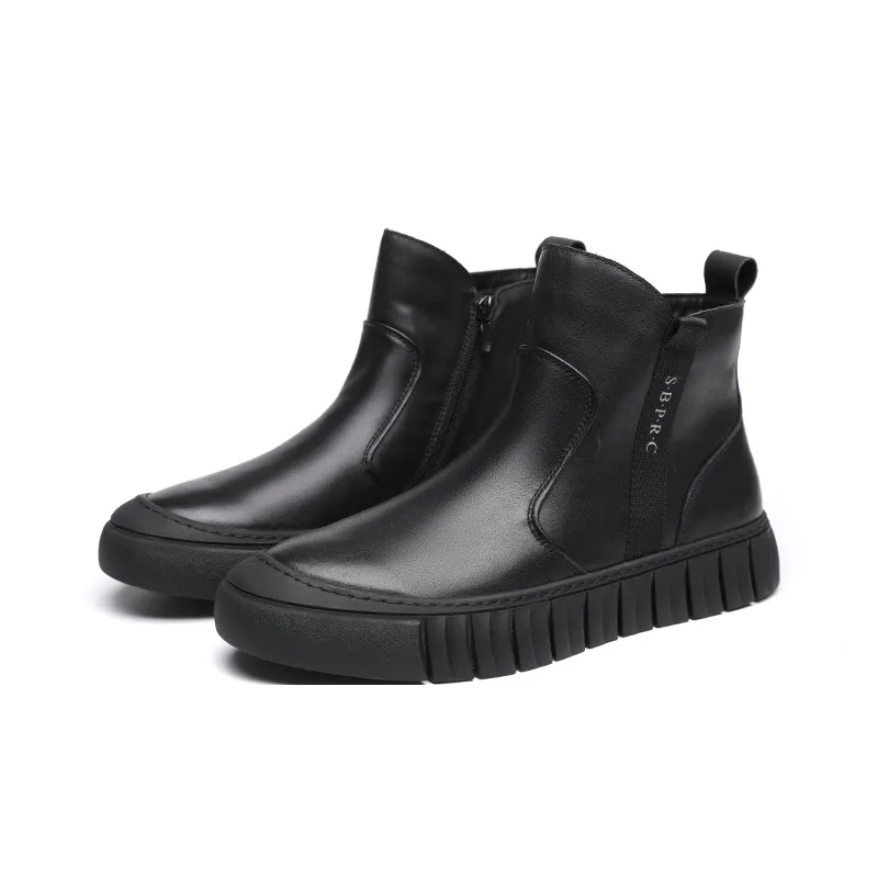 SANTA BARBARA POLO & RACQUET CLUB Ankle Boots 3cm Men's Black-1