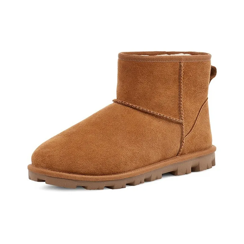 UGG Essential Mini Classic Fleece Lined Brown Women's-2