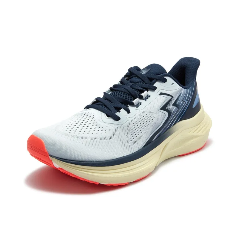 361° Cushioning Anti-Slip And Wear-Resistant Low-Top Running Shoes Unisex Gray Blue-1