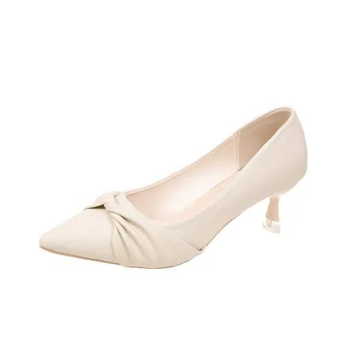 GEJIANI High Heels Women's Beige
