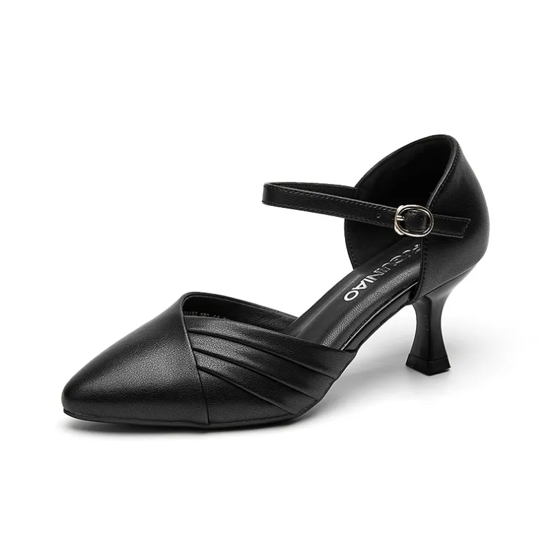 Rich birds High Heels Women's Black/Beige-1