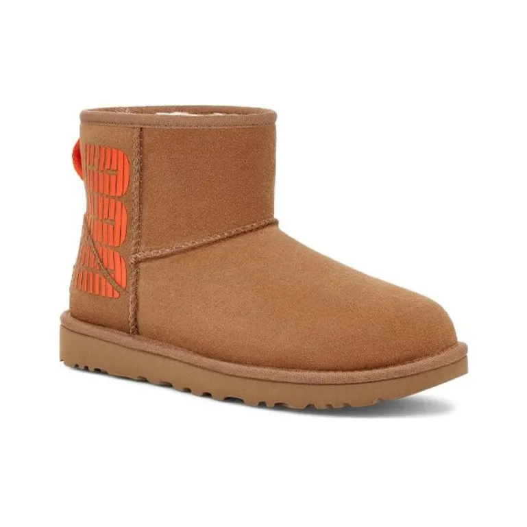 UGG Classic Mini Side Logo 'Chestnut Orange' Women's-1