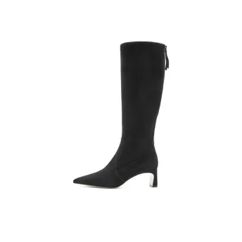 NINE WEST Knee-high Boots 5.5cm Women's Black