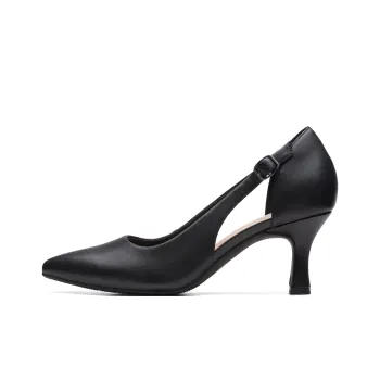Clarks Cone Heel High Heels Women's Black