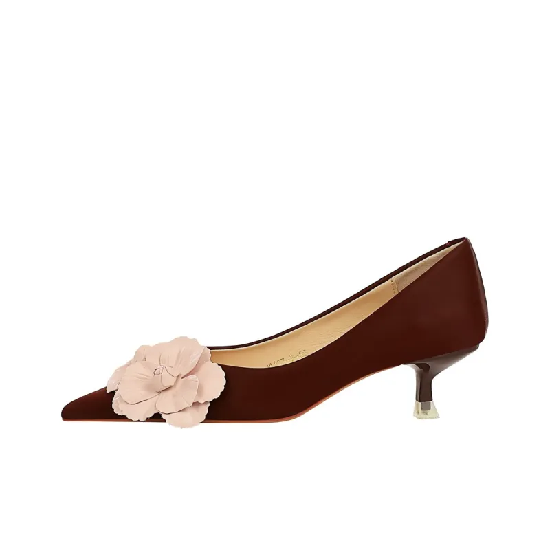 QITUMAUL Slim Heel High Heels 4.5cm Women's-6