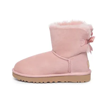 UGG Mini Baley Bow Ii Snow Boots Pink Women's