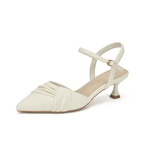 GEMEIQ High Heels Women's Apricot/Ecru