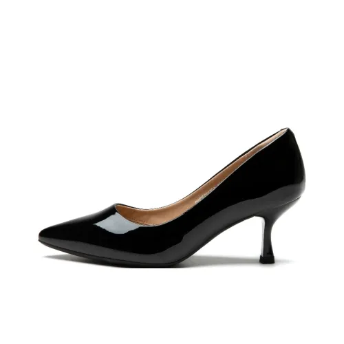 DUSTO Flared Heel High Heels 6.5cm Women's