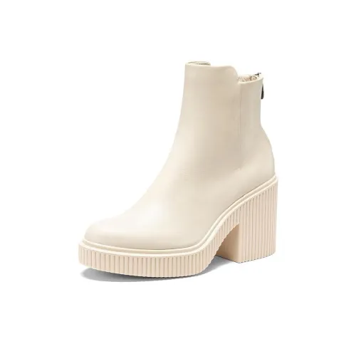 Ecco Ankle Boots 8.5cm Women's Lime Gray