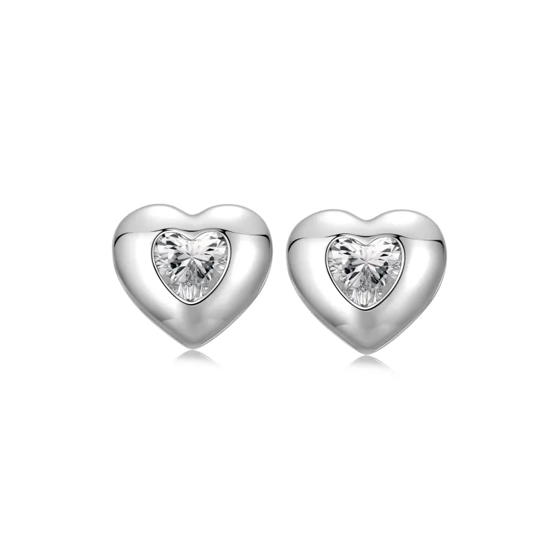 OUBI.YABI 925 Sterling Silver Stud Earrings Women's-0