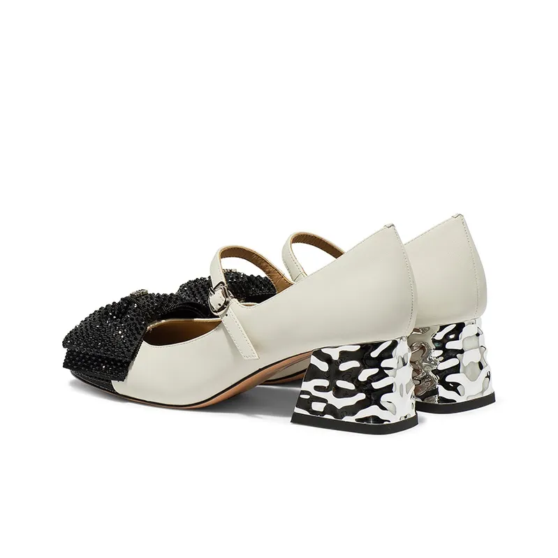 Coup De Foudre Chunky Heel High Heels 5cm Women's-9