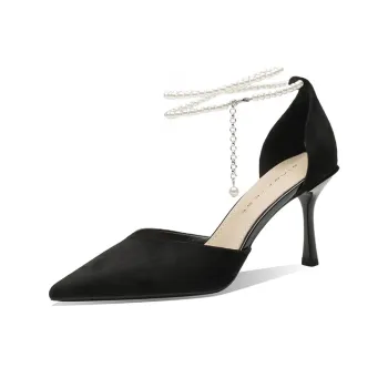 Ainer cat Slim Heel High Heels 8cm Women's