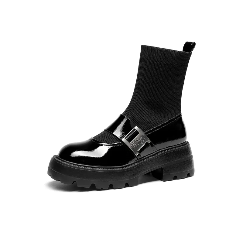 GOLDLION Ankle Boots Women's Black-1