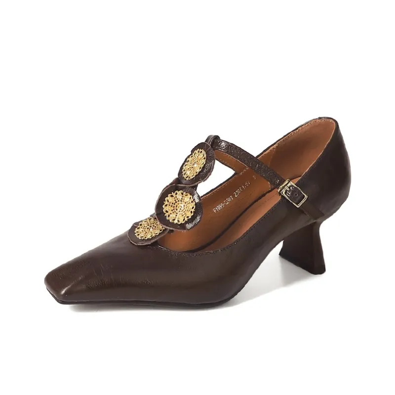 Naiyee Slim Heel High Heels 6cm Women's-5