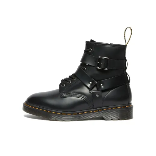 Dr.Martens Cristofor Leather Harness Lace Up Boots 'Black'