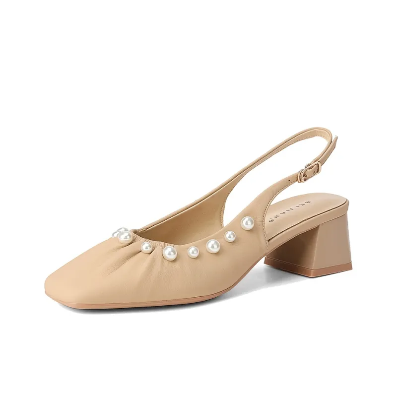 WESTLINK Chunky Heel High Heels 5.5cm Women's-0
