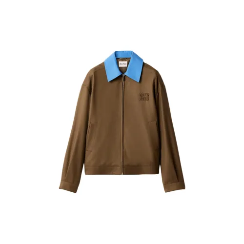 MIU MIU Jackets Coats Women's Gray