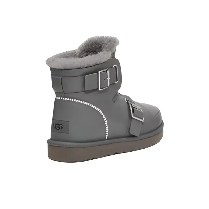 UGG Mini Buckle Short Boots 'Grey' Women's-2