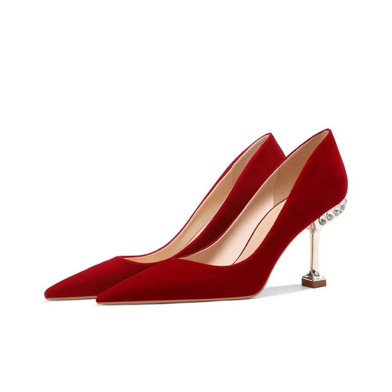 MEIAI Slim Heel High Heels Women's-2