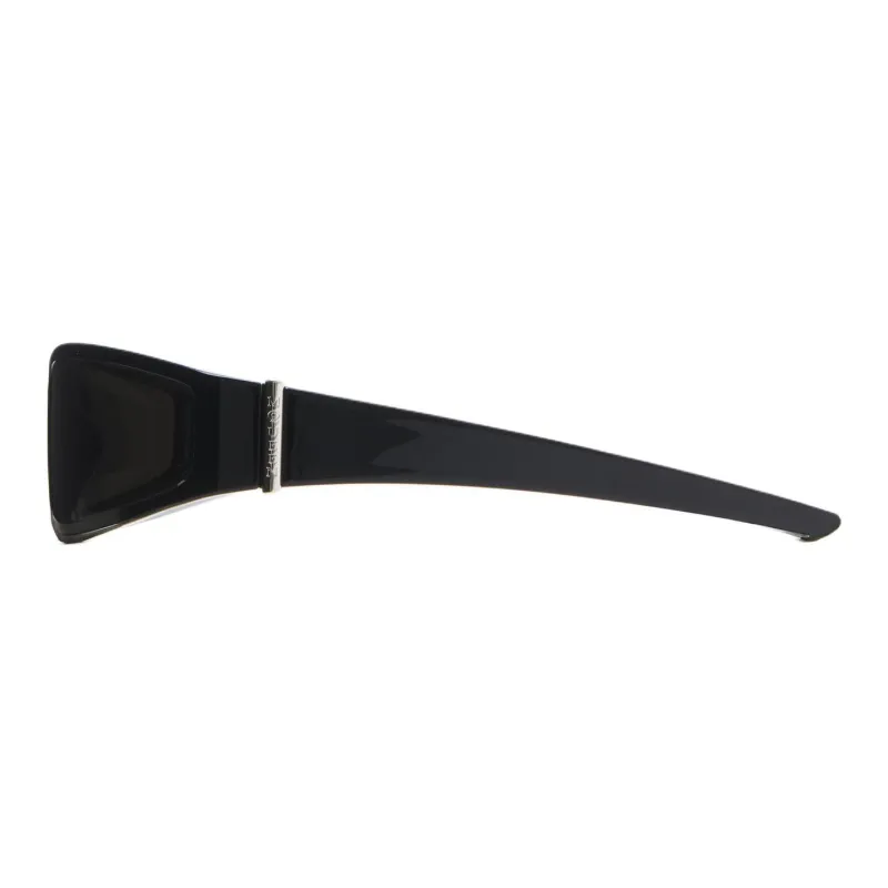 Alexander McQueen Metal Bio Based Injection Molded Nylon Irregular Shape Sunglasses Women's Black-2