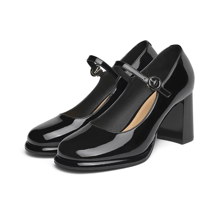 JOSINY Chunky Heel High Heels 7.5cm Women's-2