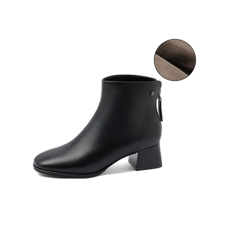 COMELY Ankle Boots Women's Black/Ecru-5