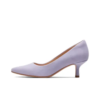 Clarks Violet Series Slim Heel High Heels Women's Purple