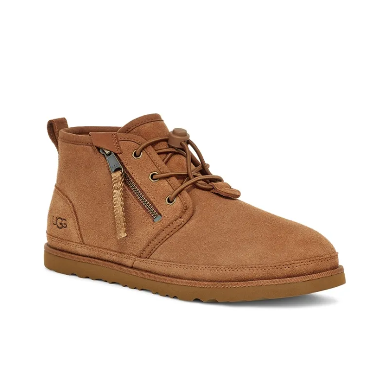 UGG Neumel Adaptive Zipper Fleece Lined Brown-2