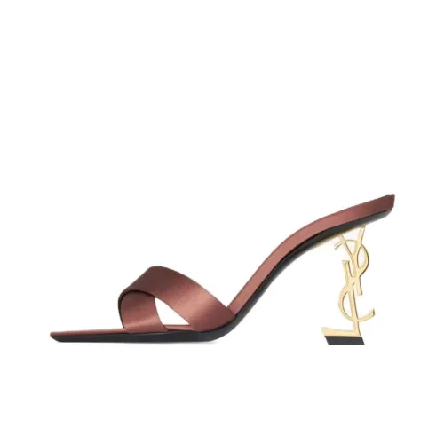 SAINT LAURENT Opyum Open Toe Mules Women's