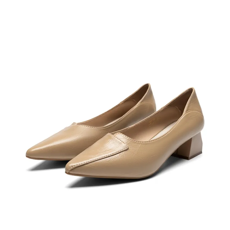 ZHR Chunky Heel High Heels 5cm Women's-8