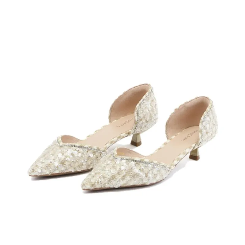 FOND&BERYL Chunky Heel High Heels 4cm Women's-1