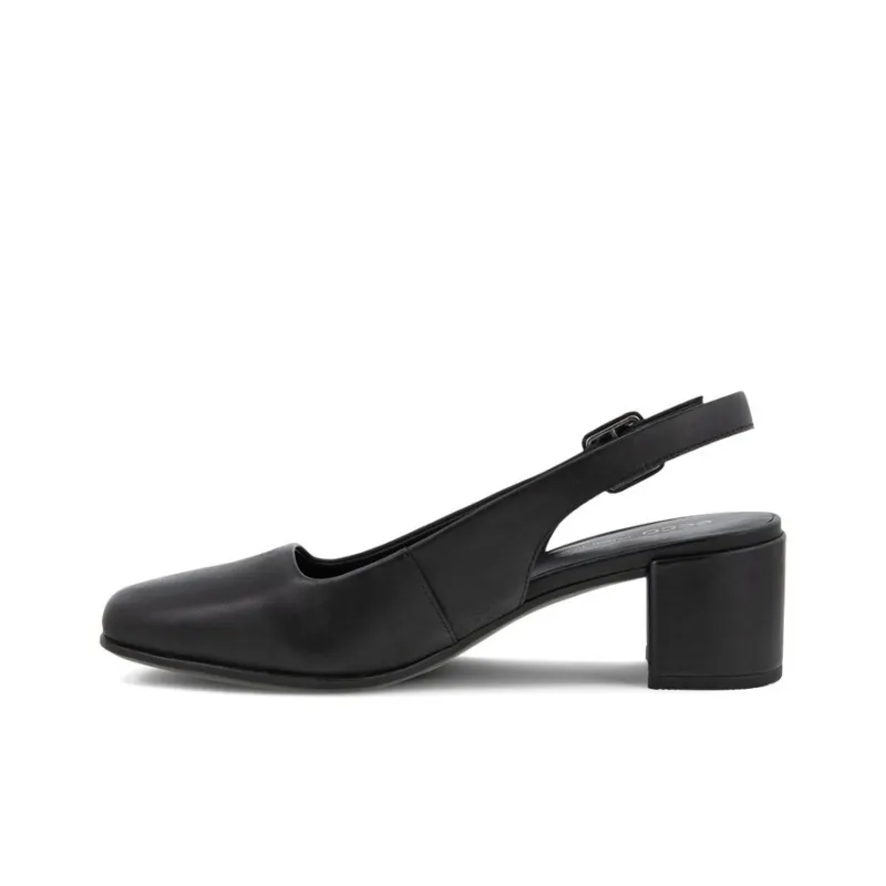 Ecco Body Shaping Collection Chunky Heel Beach Sandals Women's Black-0